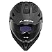 LS2 Helmets Blaze II Adventure Motorcycle Helmet W/SunShield (Matte Black - Medium)
