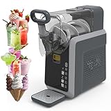 Granitore Elettrico da 2 Litri, Granitore Elettrico da 150 W con 5 Opzioni, Controllo Touch Intelligente, Pulizia Automatica, Macchina per Bevande di Ghiaccio Professionale per Frullati, Frappè
