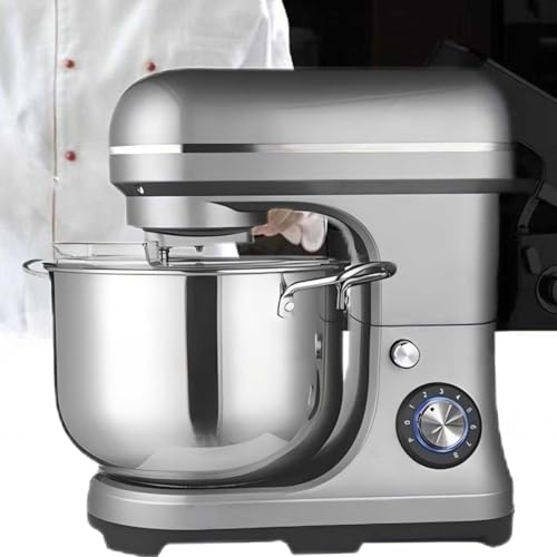 2000W Stainless Steel Stand Mixer, 10L Commercial Food Mixer with Dough Hook,Electric Blender for Baking, Cakes, and Dough Mixing – Multifunction Kitchen Appliance