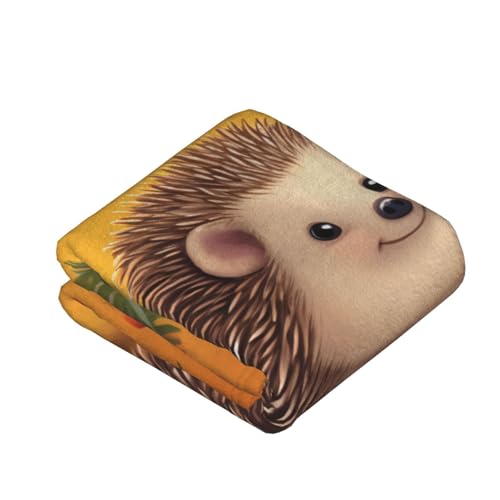 Fini les plaids lourds : couverture en flanelle légère hérisson - 4