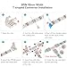 BTF-LIGHTING 3Pin 10mm SMD LED Connector Kit 3 Pin L Splitter Right Angle Corner,T Shape Connector,Solderless Gapless Connector, Strip to Strip Jumper Wires for WS2812 WS2811 SK6812 SMD Lights