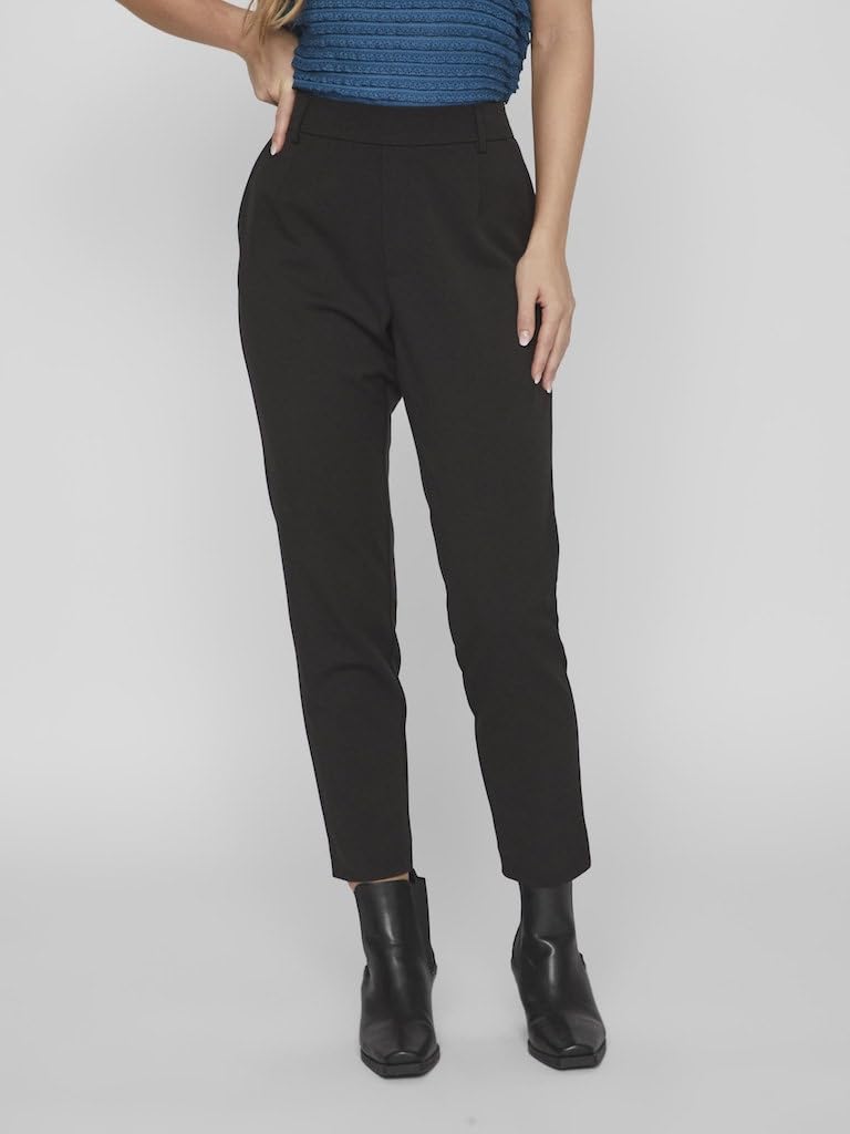 Vila Vivarone Hw Slim Pant - Noos - spodnie materiałowe Kobiety