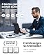 CAFELE Dual-USB-C 6 in 1 Multi Ladekabel,100W PD3.1/QC5.0 Schnellladung Ladekabel Einziehbar,[100W+10W+L27W] USB A/C auf 3 in 1 Schnellladekabel,für 16 15 14 13 12,Galaxy S25,Pad MaBook Pro Air-110CM