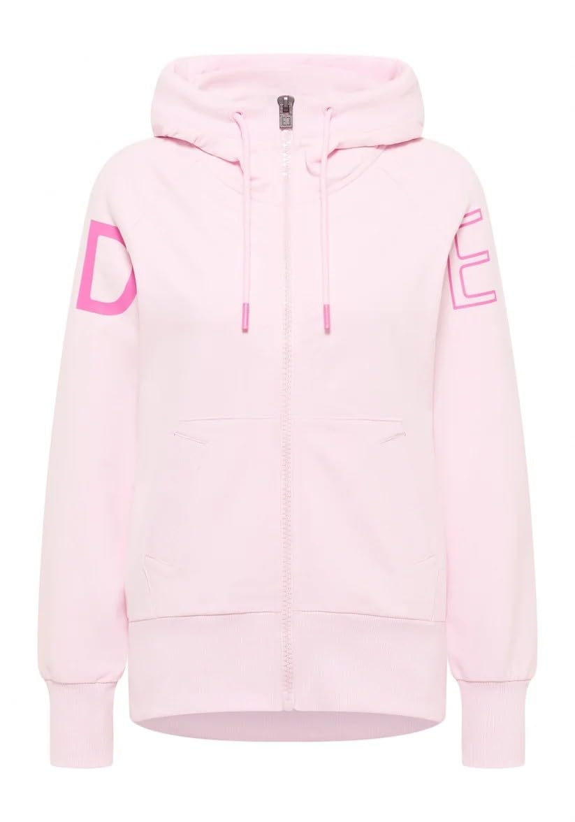 Elbsand Damen Sweatjacke ESWKinea Zip-Hoodie Freizeitjacke mit Kapuze