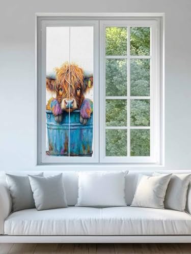 Película para ventana adhesiva decorativa 17.7x39 pulgadas miniatura 3