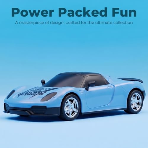 Image of Remote Control Car Rechargeable, Sky and Black, Sports Supercar RC Toy with Wireless Controller, for Kids (Sky)