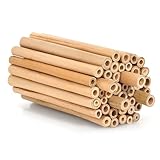 Beesi Bambusröhrchen für Insektenhotel 100 Stück 10cm Länge I Insektenhaus für Wildbienen I Wildbienenhotel Nisthülsen Bienenhotel I Füllmaterial Bienenkasten Insektenkasten