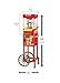 Nostalgia Popcorn Maker Machine - Professional Cart With 2.5 Oz Kettle Makes Up to 10 Cups - Vintage Popcorn Machine Movie Theater Style - Red