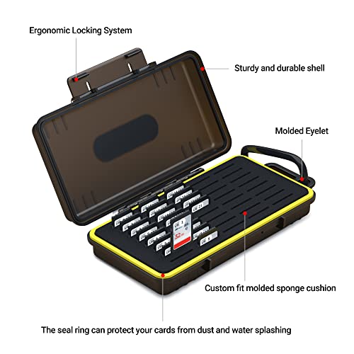 Kiorafoto 40 Slots Memory Card Case