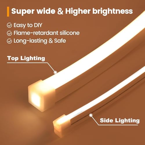 Sistema de Canal LED de Silicona 24V 5m Luz Cálida miniatura 7