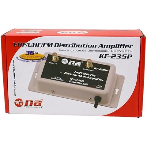 36 DB Cable Antenna Color TV Booster Signal Amplifier VHF UHF FM HDTV Cover