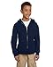 CHAMPION Boys Hoodie with Zipper - S890-V - Navy, Medium