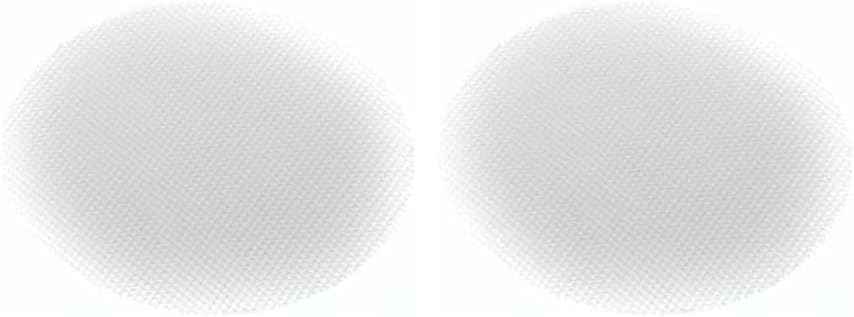 American Metalcraft BTTL11 - Tapete para bandeja de barra, transparente, 11 pulgadas de diámetro (paquete de 2)