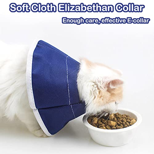 Cat Cone Collar, Soft Nonwoven Fabric Elizabethan Collar, Adjustable Recovery Pet Cone E-Collar For Cats Kitten Puppy, Surgery To Stop Licking And Head Scratching-Prevent Recurrent Infections.(Medium) #TOP4