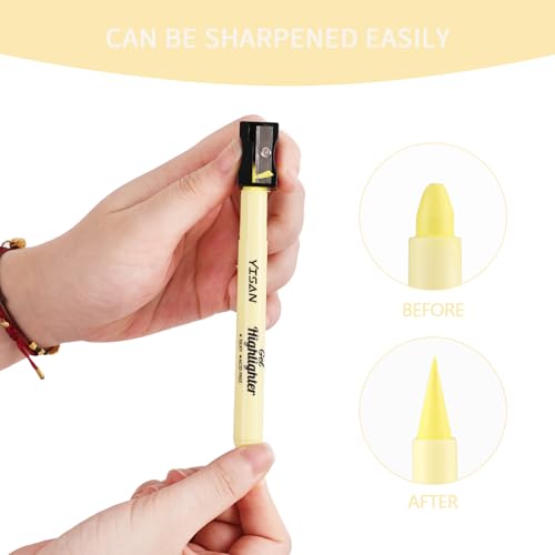 YISAN Bibel Textmarker, Bibelmarker Stifte, Bibel Highlighter Pastell, Markerstifte Set, 8 Farben,70641