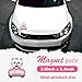 7.6x3.6 Student Driver Magnet - Adorable Crying Cat Design: Please Be Patient - Funny and Cute Car Decor for New, Teen, and Learner Drivers (Small Cat Student Driver)