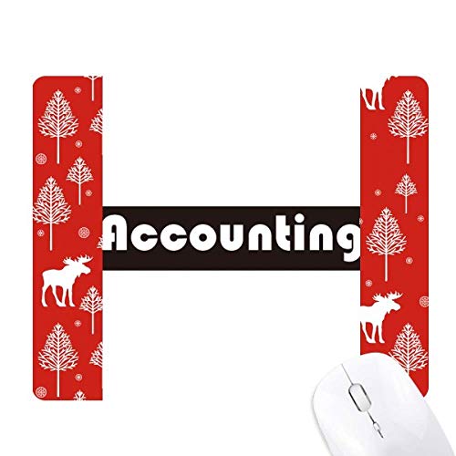 Souris noir forêt de Noël le cadeau utile pour étudiants en comptabilité