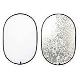 2 en 1 reflector de luz: viene con color plateado, blanco, reflectores.