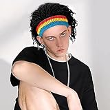 Gcroet Rasta Hat with Dreadlocks, Funny Dreads Wig Knit Hat, Hip-hop Winter Beanie for Women & Men Party Halloween.. - Image 5