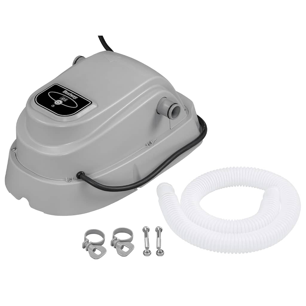 Poolheizung 58259 für Aufstellpools, erwärmt Poolwasser um 0,5-1,5°C pro Stunde, geeignet für 1520-17035 Liter, schafft eine komfortable Atmosphäre zum Schwimmen und Spielen.