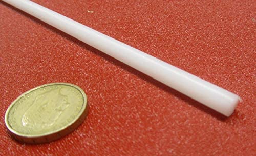 Miniatura 5 de Varilla redonda de acetato natural POM Delrin 0.250 pulgadas (14 pulgadas) de diámetro x 4 pies de longitud, 8 piezas de 32 pies en total
