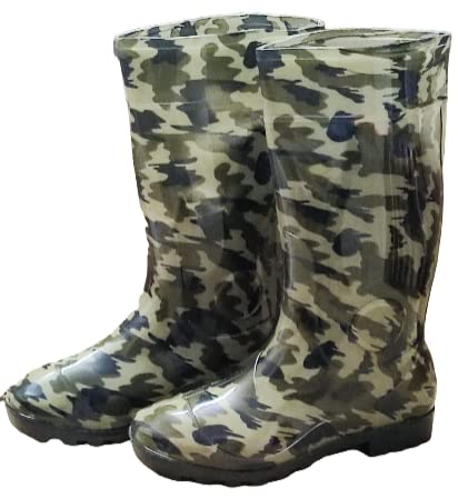Safety Gumboots for Men Olive 15 inch Rubber Bottom (Numeric_5) (B0BRNWYNS4) Amazon Price History, Amazon Price Tracker