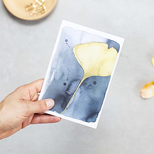 Cute Watercolor Botanical Greeting Cards Box Of 24 Cards With Envelopes And Seal Stickers. All Occasion Blank Thank You Cards, Appreciation, Birthday, Sympathy #TOP7