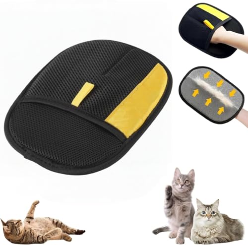 Sibkuy Purepath Hair Removal Glove Electrostatic Pet Hair Removal Glove for Dogs & Cats Cat Hair Pure Path Remover Furniture Glove for Pet Pet Hair Gloves for Clothing Bed Couch Carpet Car Seat