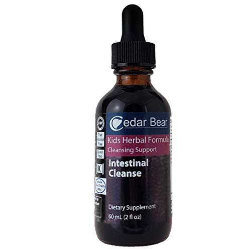 Cedar Bear Intestinal Cleanse for Kids a Liquid Herbal Supplement That Moderates The
