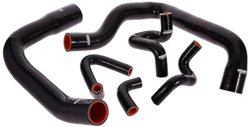 Mishimoto Silicone Radiator Hose Kit for 1986–1993 Ford Mustang GT and Cobra – Black