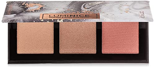 CATRICE Luminice Highlight & Blush Glow Palette, Rouge, Nr. 010 Rose Vibes Only, mehrfarbig, aufhellend, strahlend, scheinend, vegan, Mikroplastik Partikel frei, Nanopartikel frei (12,6g)