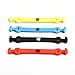 POWERTI Tennis Vibration Dampener-Set of 4-Shock Absorber for Tennis Strings,Premium-Durable & Long-Lasting(Yellow,Blue,Black and Red) CA