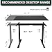 ESpefy Dual Motor Standing Desk Frame- Height Adjustable Electric Desk Legs, Heavy Duty Sit to Stand Up Desk Base, 4 Memory Settings Controller for Adjustable DIY Desktop, Over 300 lbs Load Capacity