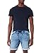 Produktbild TOM TAILOR Denim Herren Regular Fit Jogg Denim Bermuda Shorts 1029756, 10118 - Used Light Stone Blue Denim, XL