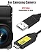 5Ft USB Cable Compatible with Samsung Camera Charger SUC-3 SUC-5 SUC-7 Compatible with L200, PL-120, P1000, TL-105, SL-420, TL-100, SH-100, ST-65, SL-201, PL-210, PL-200, TL-205, TL-100, PL-121