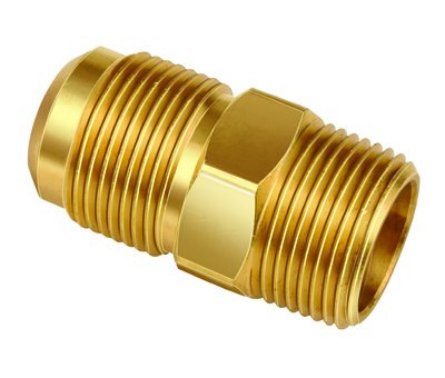 Parker Hannifin Corp. - Brass Division U18C FLARE UNION 1/2FLX3/8MPT