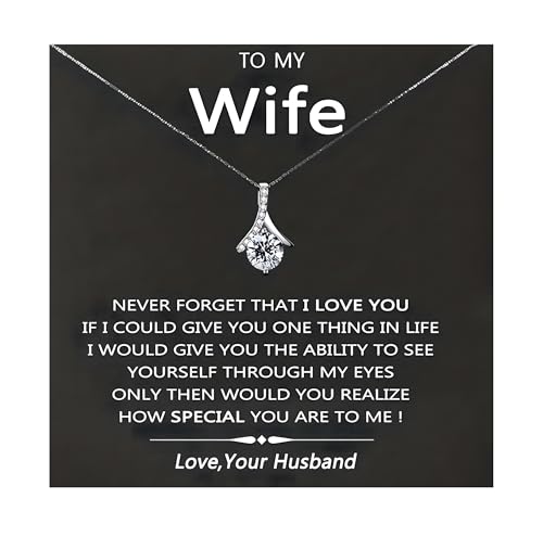 Collier tendance pour femme avec pendentif strass brillant et carte message cadeau B192