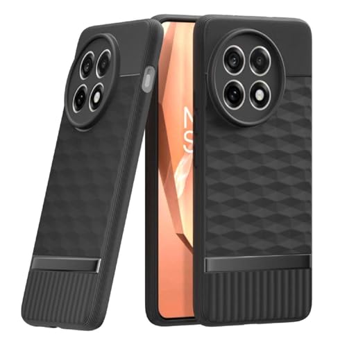 Image of Shockproof Case for OnePlus 13R 5G | Full Camera Protection | TPU Flexible Back Cover for OnePlus 13R 5G (Matte Black)