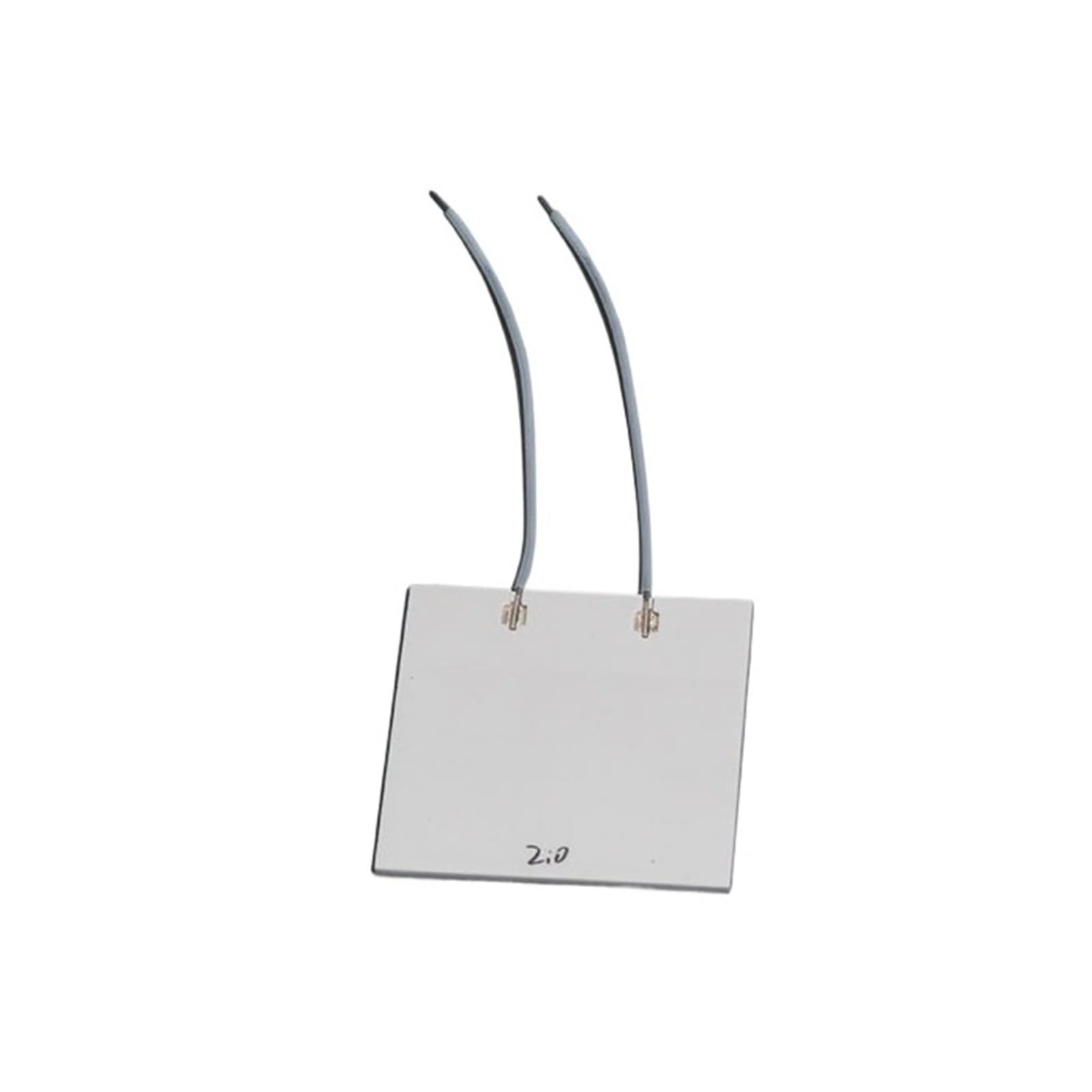 FXFBRTRWN 20x20x2mm Miniature High Temperature Ceramic Heating Plate Aluminum Oxide Heater Element 1pc(3.7V 2W 70C)