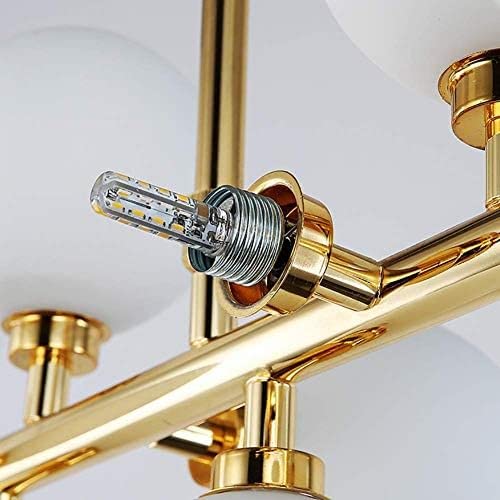 Industriële Plafondlamp – 6-lichts Vintage Sputnik Kroonluchter Goud | E27 Voor Woonkamer & Slaapkamer Industriële Plafondlamp – 6-lichts Vintage Sputnik Kroonluchter Goud | E27 Voor Woonkamer & Slaapkamer