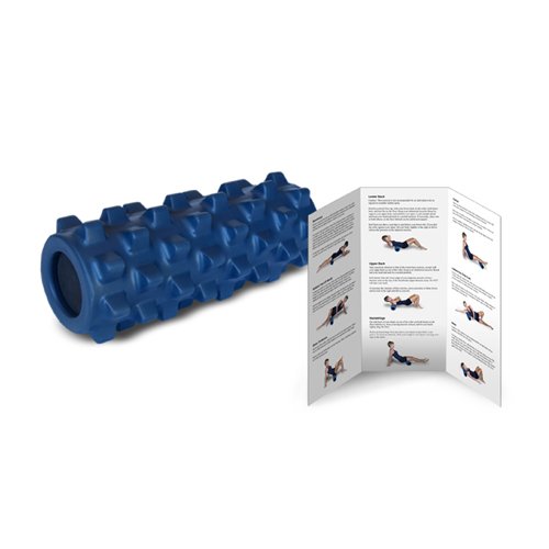 RumbleRoller 31" x 6" Foam Deep-Tissue Roller Massager (Blue)