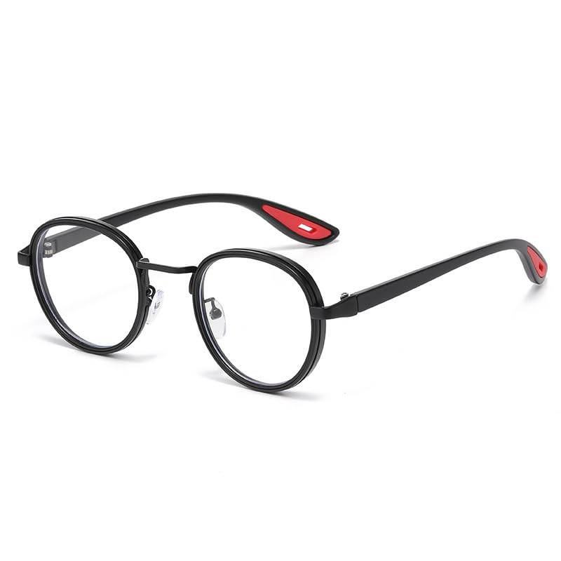 Unisex Blue Metal Retro Sunglasses for Outdoor Travel Driving Sports and Casual Fashion Styling Lightweight Frame-image-1