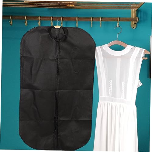 Portable Medium Suit Cover Bag Business Folding Clothes for Travel Home Storage Black for Suits Dresses and Coats Garment Case3