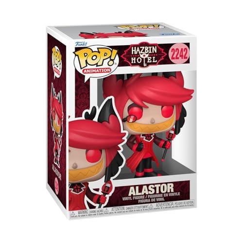 Funko Pop! Animation: Hazbin Hotel - Alastor - Probabilità di 1/6 per la Variante Chase - Figura in Vinile da Collezione - Idea Regalo - Merchandising Ufficiale - Giocattoli per Bambini e Adulti