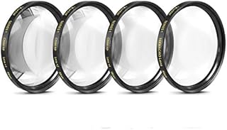 58mm Close-Up Filter Set (+1, 2, 4 and +10 Diopters) Magnificatoin Kit for Select Canon, Nikon, Sony, FujiFilm, Olympus, Pentax, Sigma, Tamron Digital Cameras and Camcorders