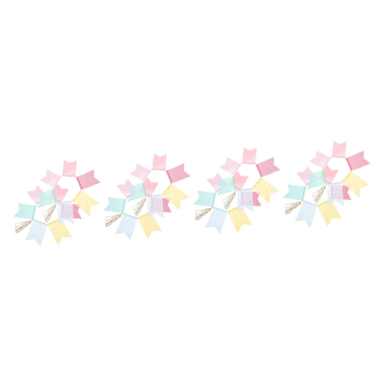 PRETYZOOM 8stücke Bunte Hochzeitsbanner Dekorative Girlanden Für Geburtstagsfeiern Und Hochzeiten Perfektes Partyzubehör Für Kreative Fotos Und Festliche Anlässe