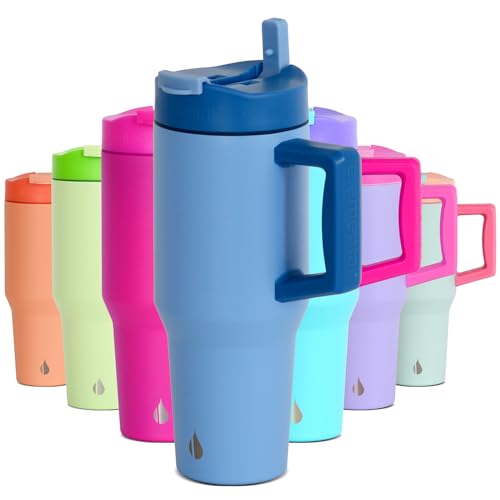 Image of Elemental 100% Leak Proof 32oz Tumbler with Handle & Straw Travel Mug