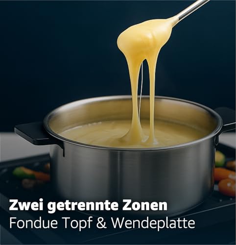 Ensemble à fondue 8 personnes complet avec sa plaque électrique et ses poêlons