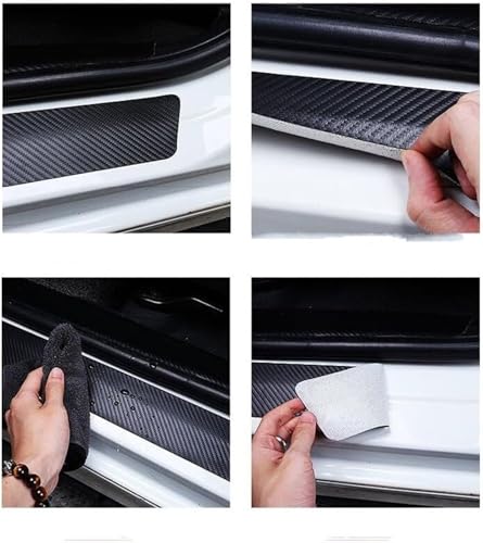 Protector de umbral de puerta de coche KIA Ceed acabado premium 7