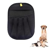 Pet Hair Removal Tool, Electrostatic Pet Hair Removal Gloves,Dog and Cat Hair Remover Grooming Gloves Set for Couch, Clothes, Car, Carpet, Bed, Furniture (1 Pack Black)